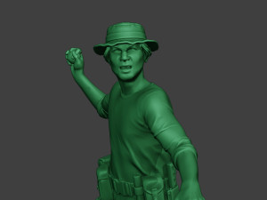 modern jungle soldier grenade mjs1 Modèles 3D en vedette