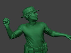 modern jungle soldier grenade mjs1 Modèles 3D en vedette