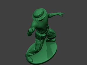 modern jungle soldier grenade mjs1 Modèles 3D en vedette