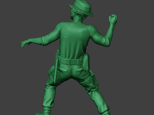 modern jungle soldier grenade mjs1 Modèles 3D en vedette