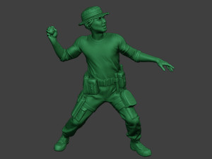 modern jungle soldier grenade mjs1 Modèles 3D en vedette
