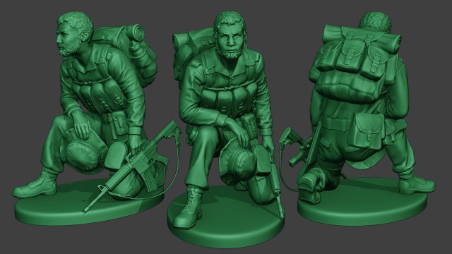 modern jungle soldier rest mjs1 Model Cetak 3D .c4d .max .obj .3ds .fbx .stl .blend 