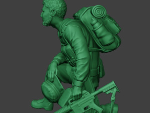 modern jungle soldier rest mjs1 Model Cetak 3D