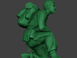 modern jungle soldier rest mjs1 Model Cetak 3D