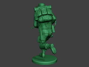 modern jungle soldier run mjs1 3D-printmodel