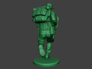 modern jungle soldier run mjs1 3D-printmodel