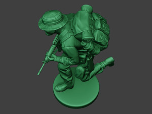modern jungle soldier run mjs1 3D-printmodel