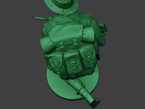 modern jungle soldier run mjs1 3D-printmodel