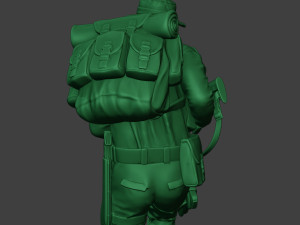 modern jungle soldier run mjs1 3D-printmodel