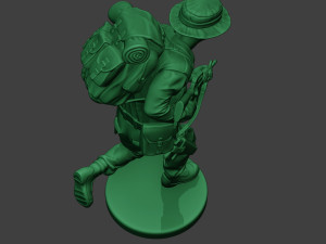 modern jungle soldier run mjs1 3D-printmodel