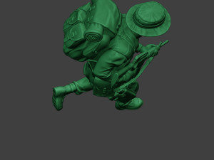 modern jungle soldier run mjs1 3D-printmodel