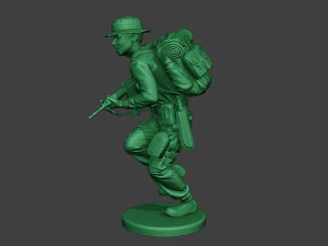 modern jungle soldier run2 mjs1 3D Print Model