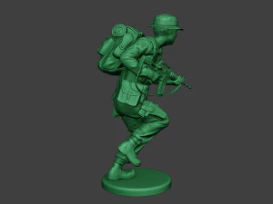 modern jungle soldier run2 mjs1 3D Print Model