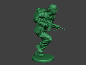 modern jungle soldier run2 mjs1 Modelo de Impressão 3D