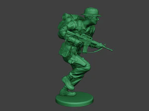 modern jungle soldier run2 mjs1 3D Print Model