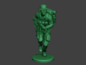 modern jungle soldier run2 mjs1 3D Print Model