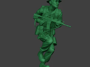 modern jungle soldier run2 mjs1 3D Print Model