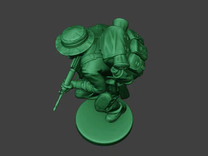 modern jungle soldier run2 mjs1 3D Print Model