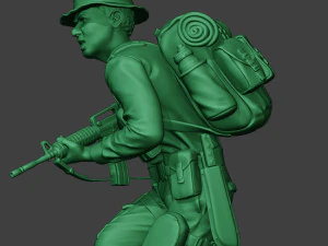 modern jungle soldier run2 mjs1 3D Print Model