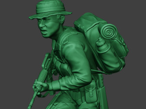 modern jungle soldier run2 mjs1 Modelo de Impressão 3D