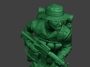 modern jungle soldier run2 mjs1 3D Print Model