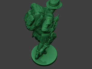 modern jungle soldier run2 mjs1 Modelo de Impressão 3D
