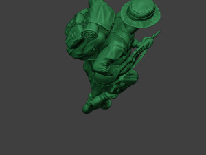 modern jungle soldier run2 mjs1 Modelo de Impressão 3D