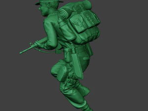 modern jungle soldier run2 mjs1 3D Print Model