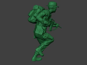 modern jungle soldier run2 mjs1 3D Print Model