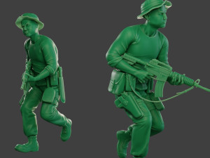 modern jungle soldier run3 mjs1 Model Cetak 3D