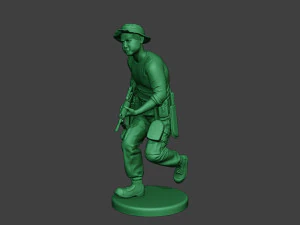 modern jungle soldier run3 mjs1 3D Print Model
