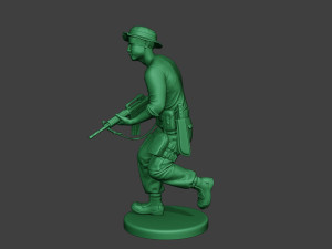 modern jungle soldier run3 mjs1 Model Cetak 3D