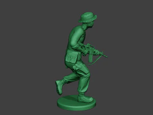 modern jungle soldier run3 mjs1 3D Print Model