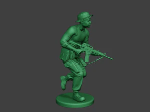 modern jungle soldier run3 mjs1 3D Print Model