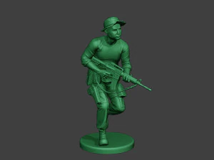 modern jungle soldier run3 mjs1 3D Print Model