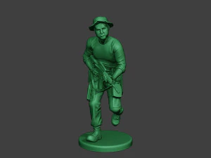 modern jungle soldier run3 mjs1 3D Print Model