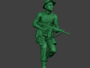 modern jungle soldier run3 mjs1 3D Print Model