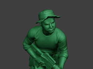 modern jungle soldier run3 mjs1 Model Cetak 3D