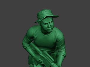modern jungle soldier run3 mjs1 3D Print Model