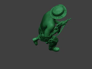 modern jungle soldier run3 mjs1 3D Print Model