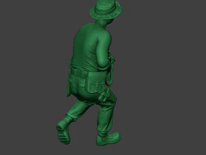 modern jungle soldier run3 mjs1 3D Print Model