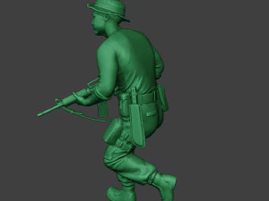 modern jungle soldier run3 mjs1 3D Print Model