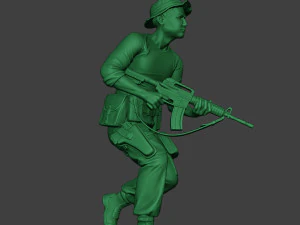 modern jungle soldier run3 mjs1 3D Print Model