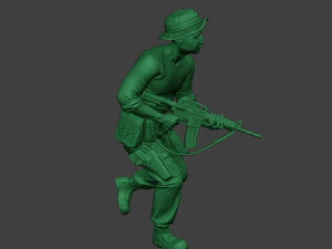 modern jungle soldier run3 mjs1 3D Print Model