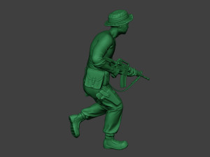 modern jungle soldier run3 mjs1 Model Cetak 3D