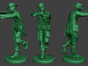 现代丛林士兵 run4 mjs1 3D 打印模型