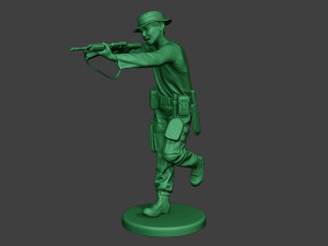 modern jungle soldier run4 mjs1 3D Print Model