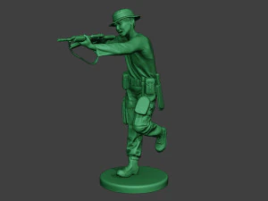 modern jungle soldier run4 mjs1 3D Print Model