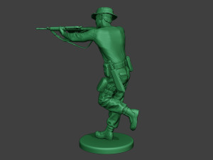 modern jungle soldier run4 mjs1 3D Print Model