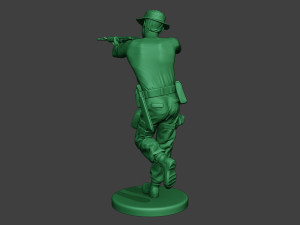 modern jungle soldier run4 mjs1 3D Print Model